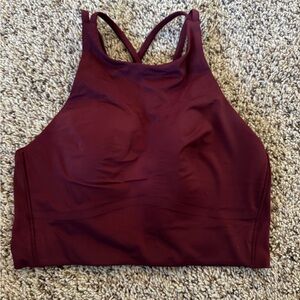 Lululemon like a cloud high neck longline bra